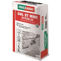 Colle carrelage sol et mur intérieur blanc 25 kg - PAREXLANKO